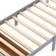 preview thumbnail 7 of 16, Twin Size Platform Bed with Under-bed Drawer for Extra Storage, Solid Pine Wood and MDF, Gray