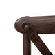 preview thumbnail 34 of 49, 2 Pack Stackable Wood Cross Back Chair