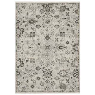 Style Haven Cádiz Floral Persian Ivory/Grey  Area Rug