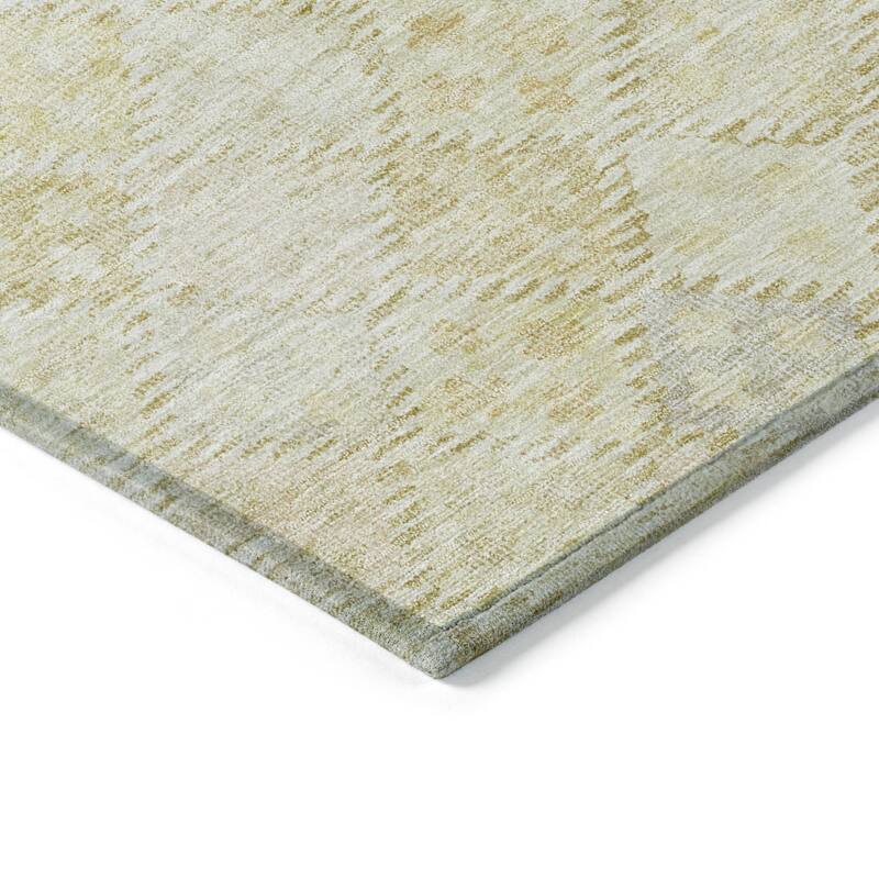 HomeRoots Geometric Transitional Rectangle Outdoor Rug