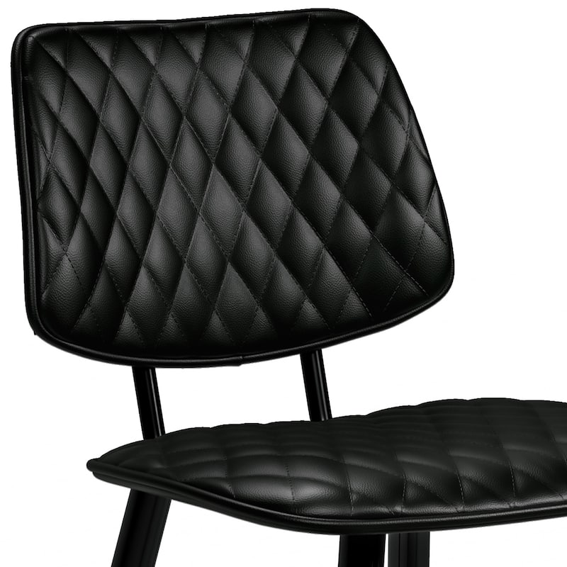 WYNDENHALL Skyla Contemporary 16 inch Counter Height Stool (Set of 2) - 19.5"D x 19"W x 38"H