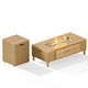preview thumbnail 31 of 37, MAISON ARTS Outdoor Sofa Set，All-Weather Solid Wood Wicker Sectional Furniture Set