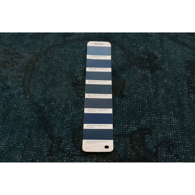 ECARPETGALLERY Hand-knotted Vibrance Blue Wool Rug - 8'4 x 11'4