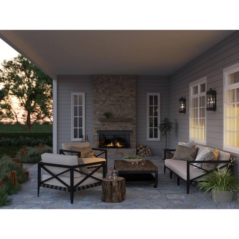 Santee Collection 3-light Large Wall Lantern - 22.370" x 11.870" x 8.870"