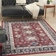 preview thumbnail 8 of 15, Nourison Fulton Indoor only Persian Area Rug 7' 10" x 9' 10" - Red - Rectangle