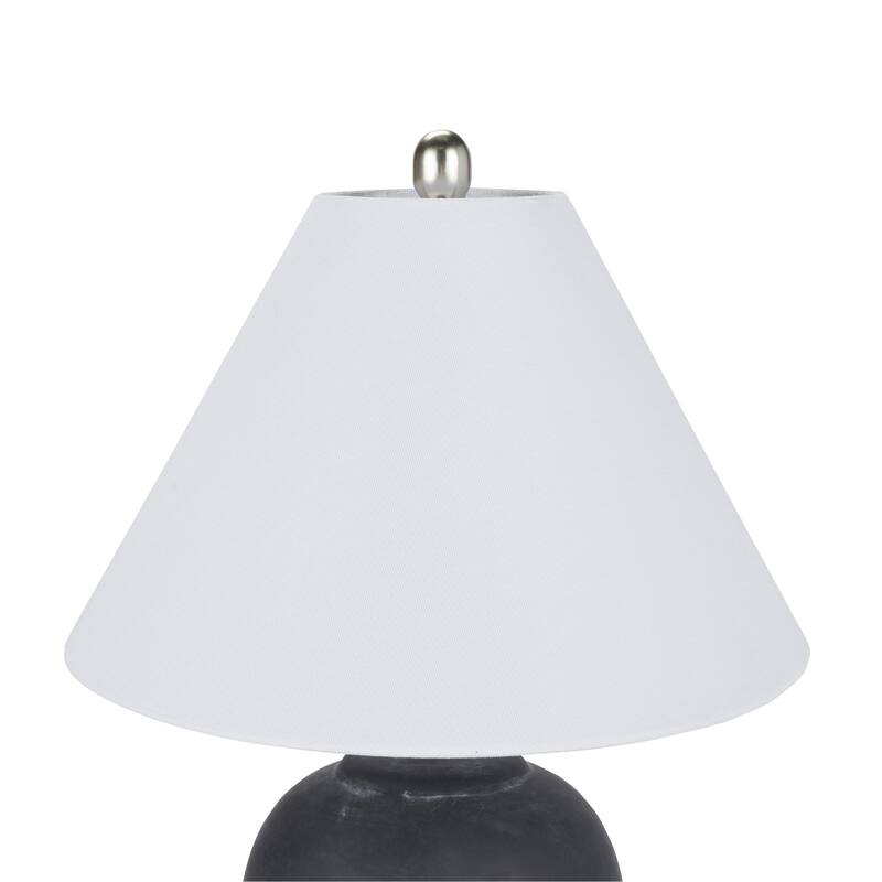 Nourison 23" Rustic Ceramic Vase Accent Table Lamp