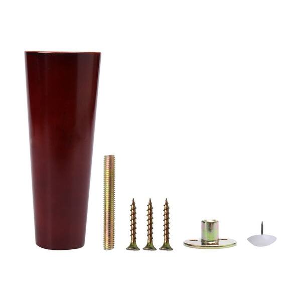 6 Wood Furniture Leg Chair Table Sofa Bench Couch Feet Round Wood Furniture Leg Chair Table Sofa