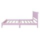 preview thumbnail 16 of 16, Retro Style Queen Size Wooden Platform Bed Frame and Rectangular Headboard