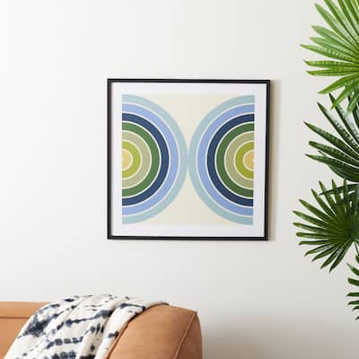 SAFAVIEH Tilli Put Your Records On 24-inch Square Framed Wall Art