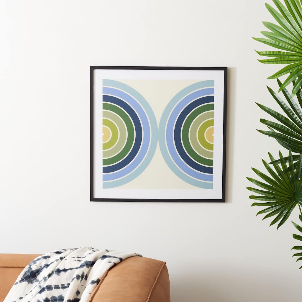 SAFAVIEH Tilli Put Your Records On 24-inch Square Framed Wall Art