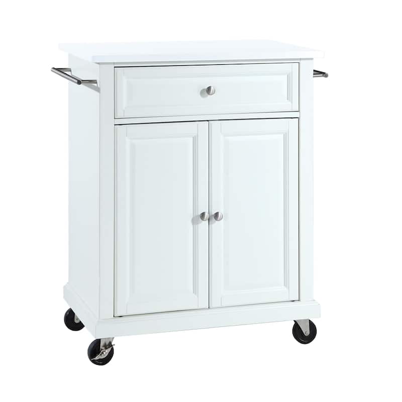 Kitchen Island Cart with Granite Top & Casters - Mobile Kitchen Storage Island - Modern Kitchen Island