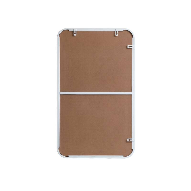 Ezra Soft Corner Metal Rectangular Mirror