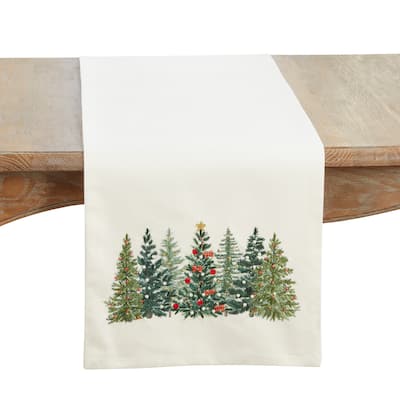 Christmas Trees Table Runner - 16"x72"