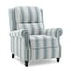preview thumbnail 80 of 92, Nail-head Padded Seat Pushback Recliner Chair