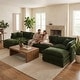 preview thumbnail 2 of 11, Cloud Chenille Upholstered Modular Sectional Sofa with DIY Combination Design