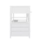 preview thumbnail 31 of 45, Twin Wood Loft Bed with Desk, Drawers & Shelves - Space-Saving Design