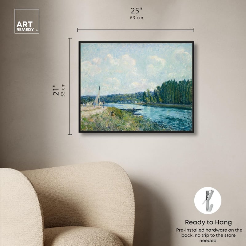 Sisley Banks of the Oise Canvas by Art Remedy