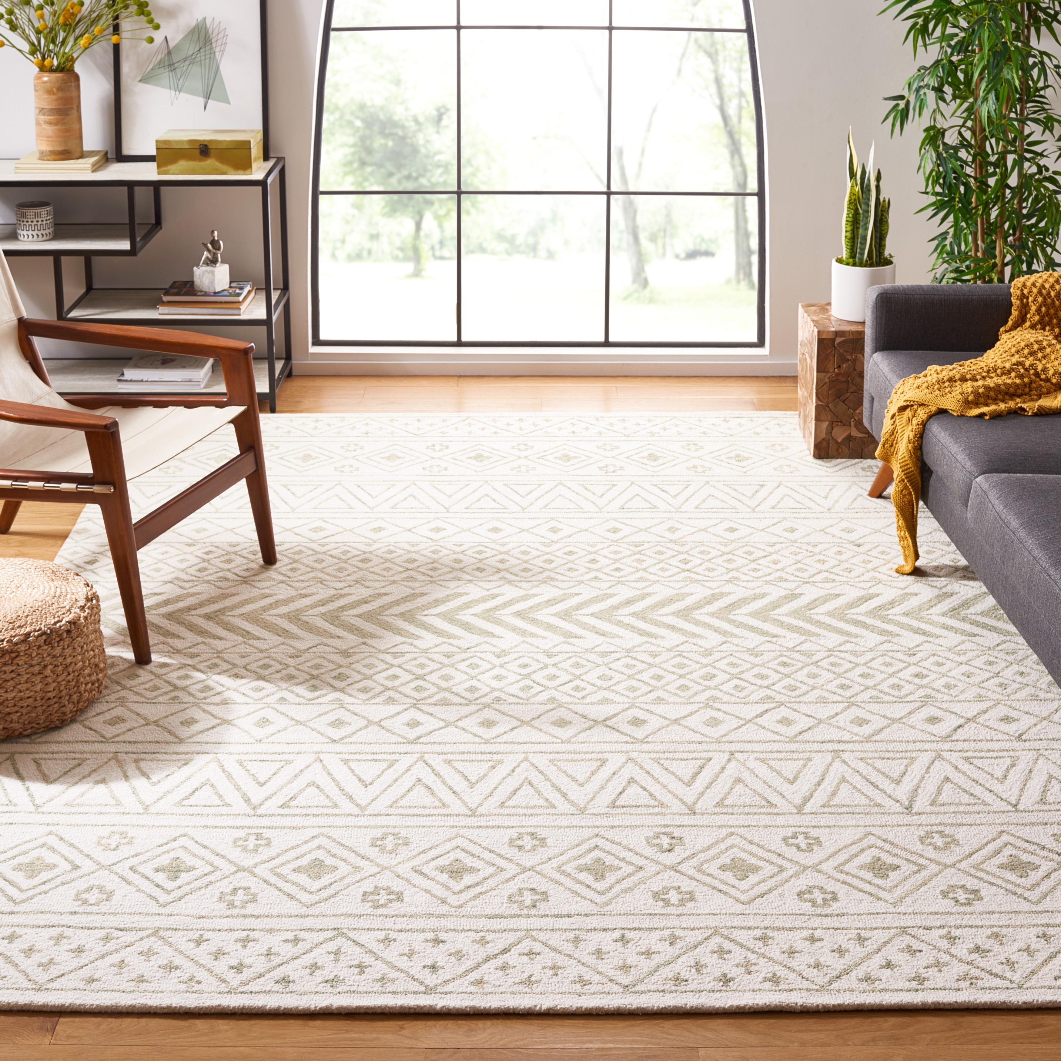 SAFAVIEH Handmade Metro Heloise Moroccan Boho Wool Rug