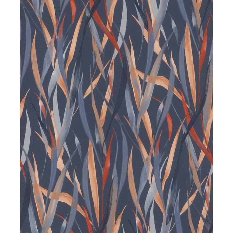 Rasch Sway Blue Botanical Wallpaper