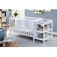 preview thumbnail 10 of 17, Suite Bebe Palmer 3-in-1 Crib and Changer Combo White