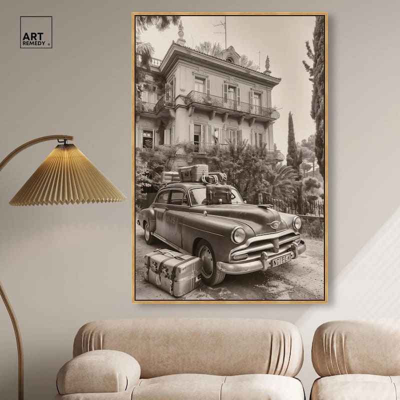 Pack Up the Car Canvas by Art Remedy