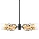 preview thumbnail 1 of 3, Designers Fountain D306M-6CH Gatsby 6 Light 28" Wide Chandelier Matte Black