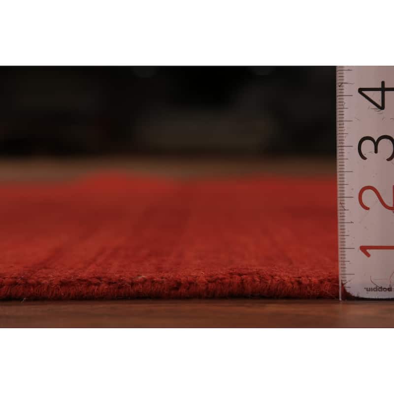 Gabbeh Modern Rug Handmade Bedroom Wool Carpet - 4'0" x 5'10"