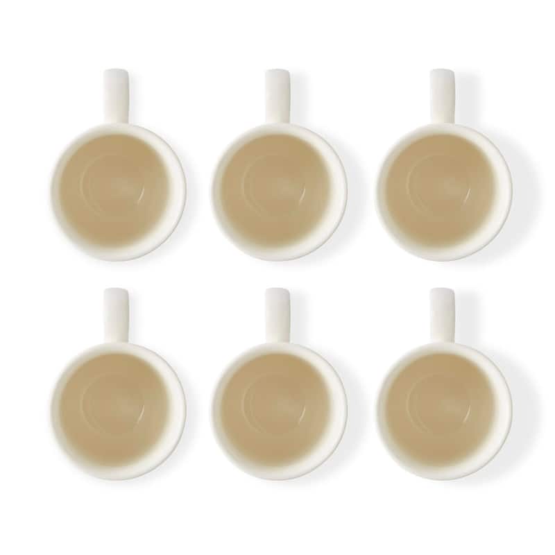 Portmeirion Botanic Garden Set of 6 Meadow Tulip Beaker Mugs - 10.5 oz