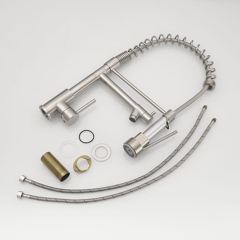 Modern Pull-out Spray Head Single Handle Kitchen Faucet