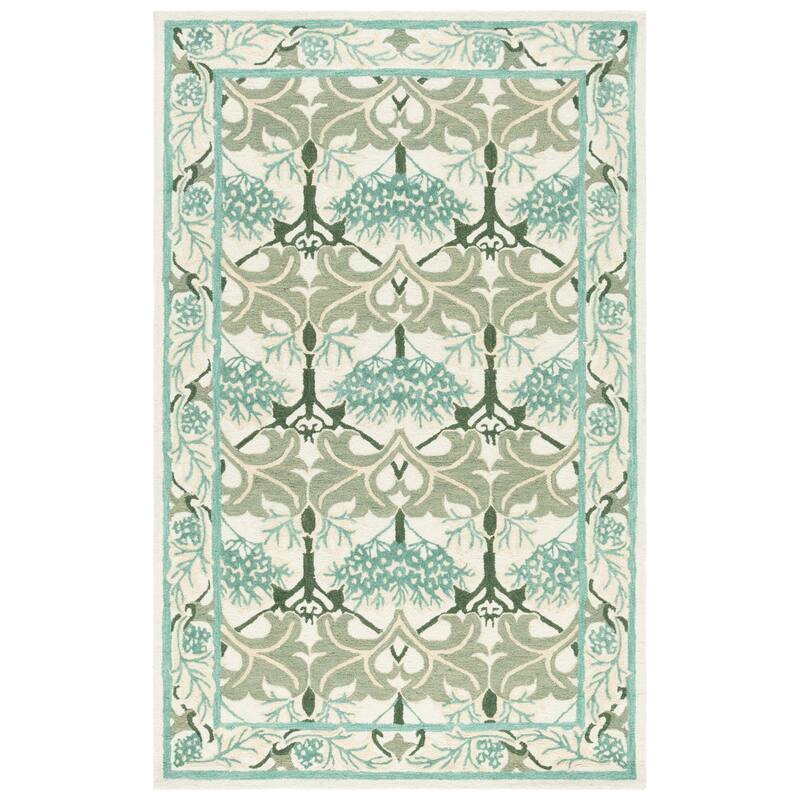 SAFAVIEH Handmade Earthly Treasure Kara Traditional Oriental Wool Rug