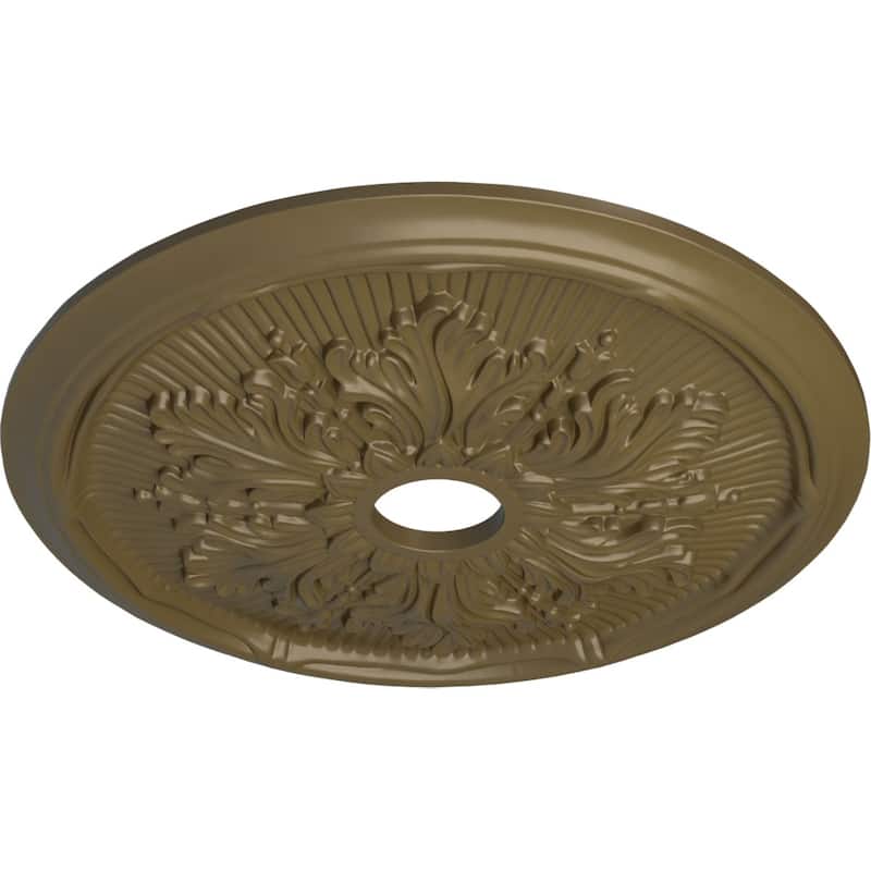 23 3/4"OD x 3 5/8"ID x 1 7/8"P Luton Leaf Ceiling Medallion