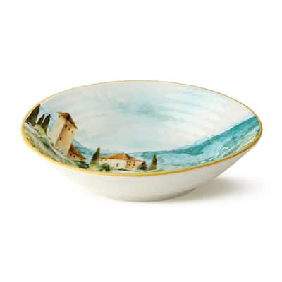 Certified International Tuscany 9" Pasta Bowls,38 oz.,Set of 4 - 9'' W x 9'' D x 2.25'' H