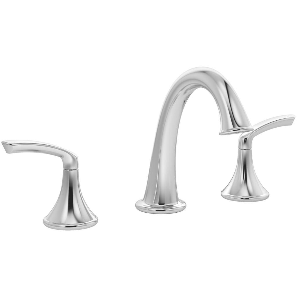 Symmons SLW5512PP Elm 1.0 GPM Widespread Bathroom Faucet with Push Pop