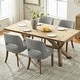 preview thumbnail 88 of 144, Wooden Dining Chairs Set of 2/4/6,Modern Fabric Upholstered Dining Room Chair Kitchen Chairs