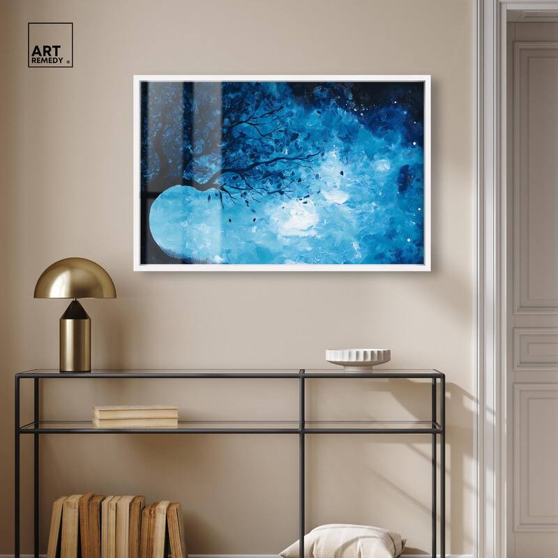 Fire and Ice Tree II Shadowbox by Art Remedy