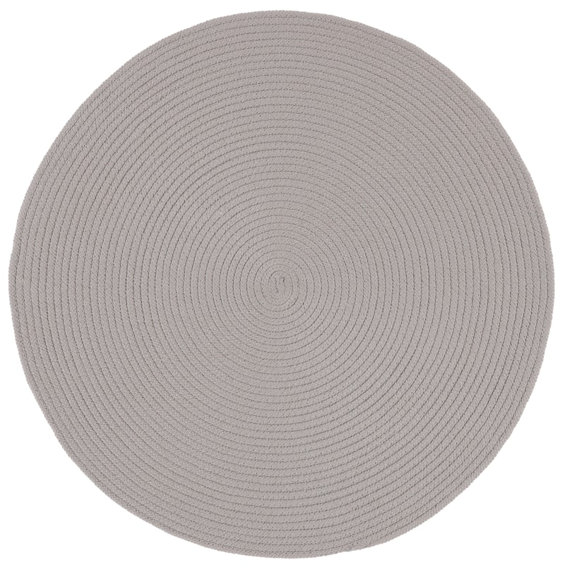 SAFAVIEH Handmade Braided Ingmari Rug - 4' Round - Grey