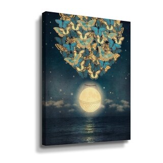 The Rising Moon Gallery Wrapped Canvas - Bed Bath & Beyond - 35777193
