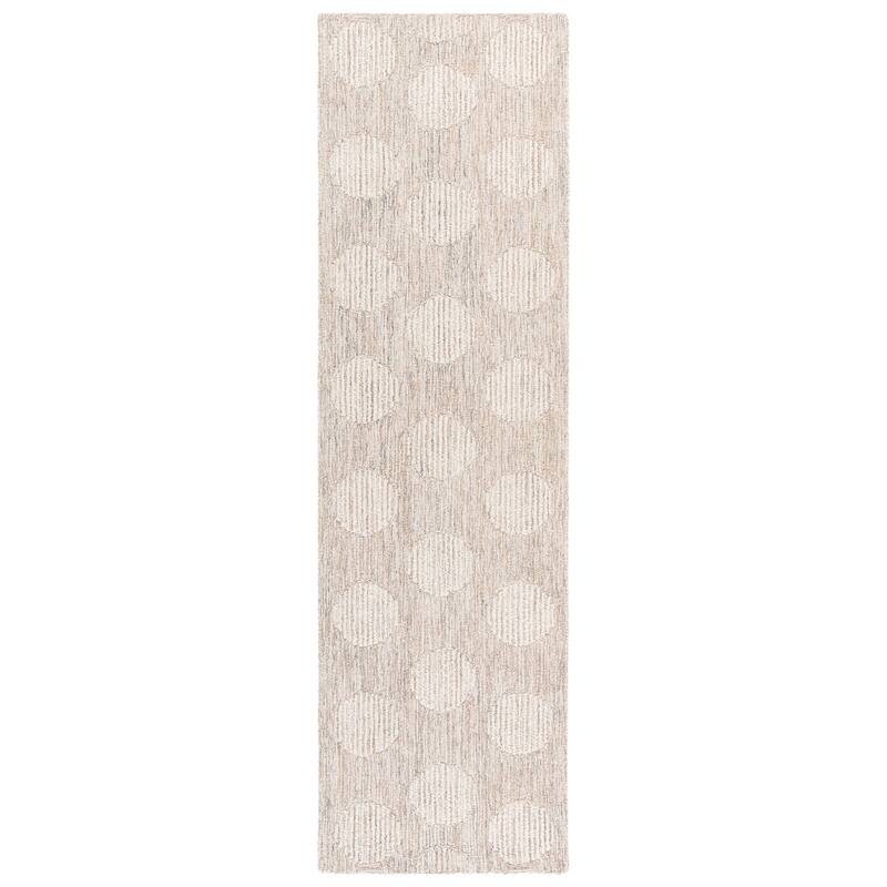SAFAVIEH Handmade Metro Pierina Wool Rug - 2'3" x 8' Runner - Gold/Ivory