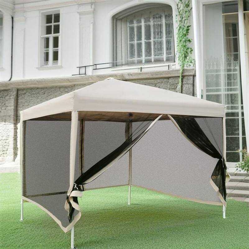 Height Adjustable Canopy Tent with Netting and Carry Bag