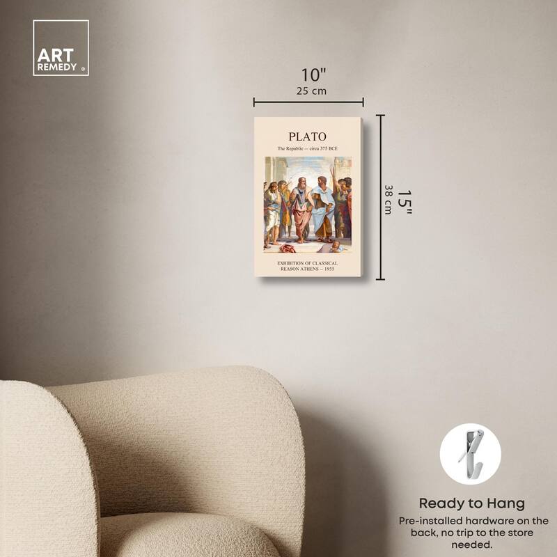 World of Plato's Republic Canvas by Art Remedy, Gallery Wrapped