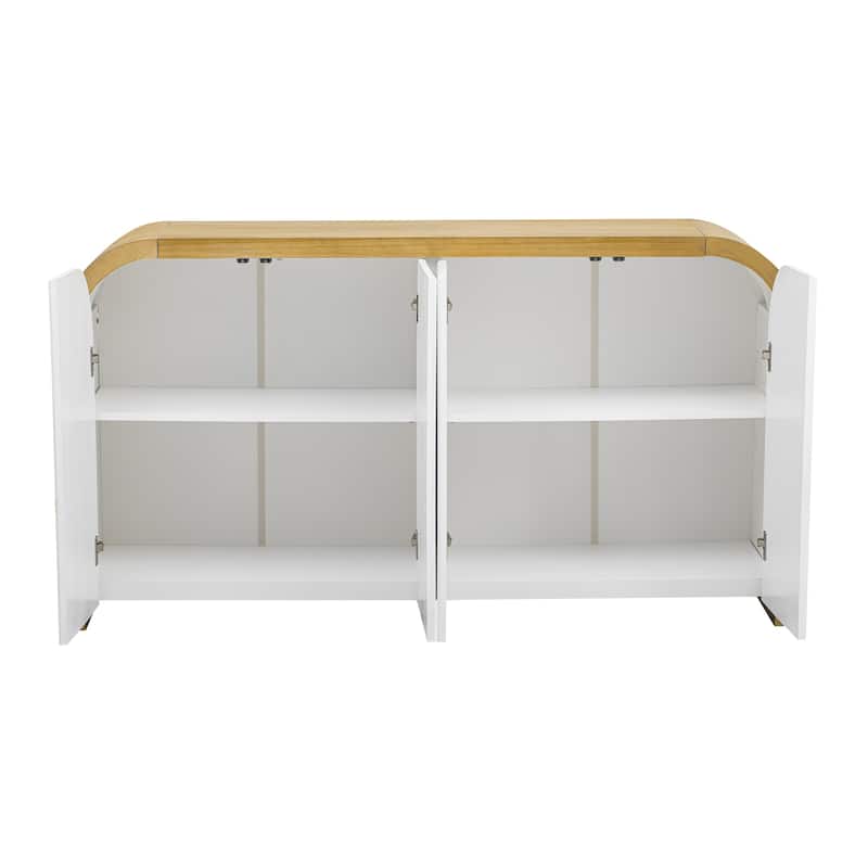 Cabinet with Adjustable Shelves,for Study,Living Room and Entrance