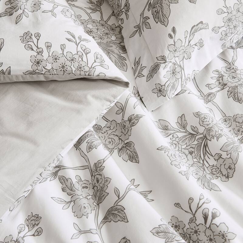 Brooklyn Loom Mila Floral Duvet Cover Set