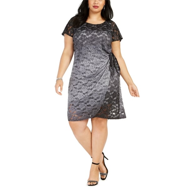 white christmas dresses Signature by Robbie Bee Beige Turtleneck Swing Dress main image 0