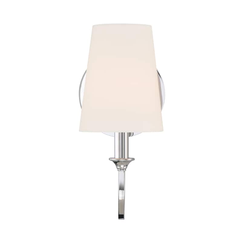 Payton 1 Light Polished Chrome Wall Mount - 5.50'' W x 11.81'' H