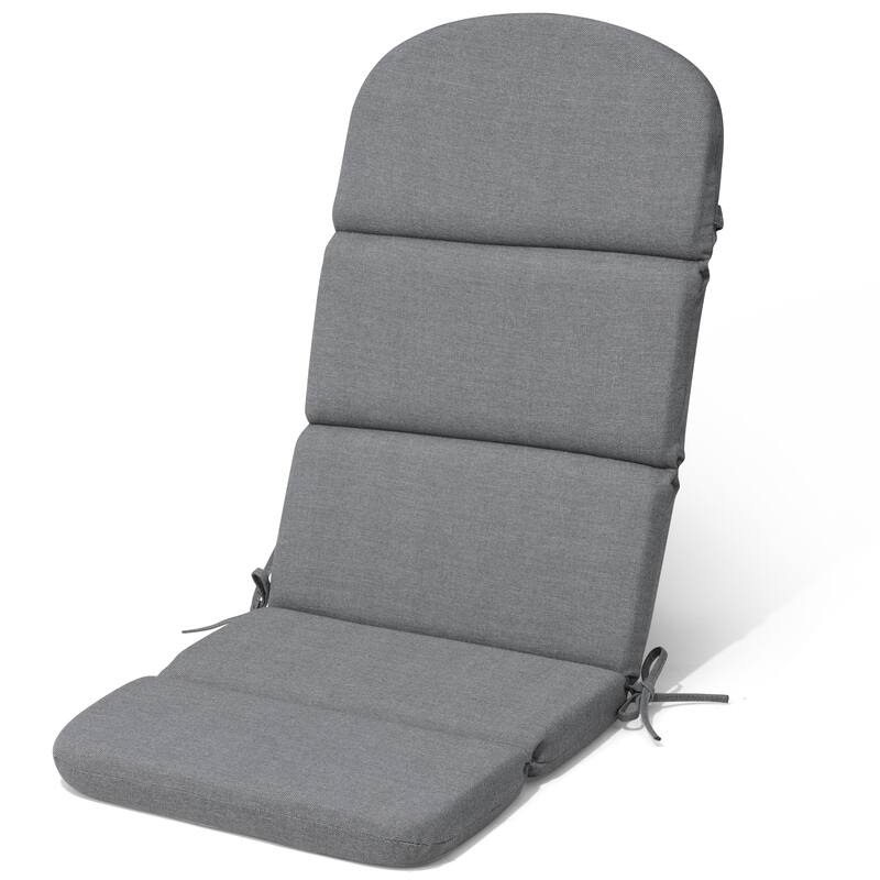 Crestlive Products Outdoor Adirondack Chair Cushion Patio Chair Pad - 1PC - Light Gray