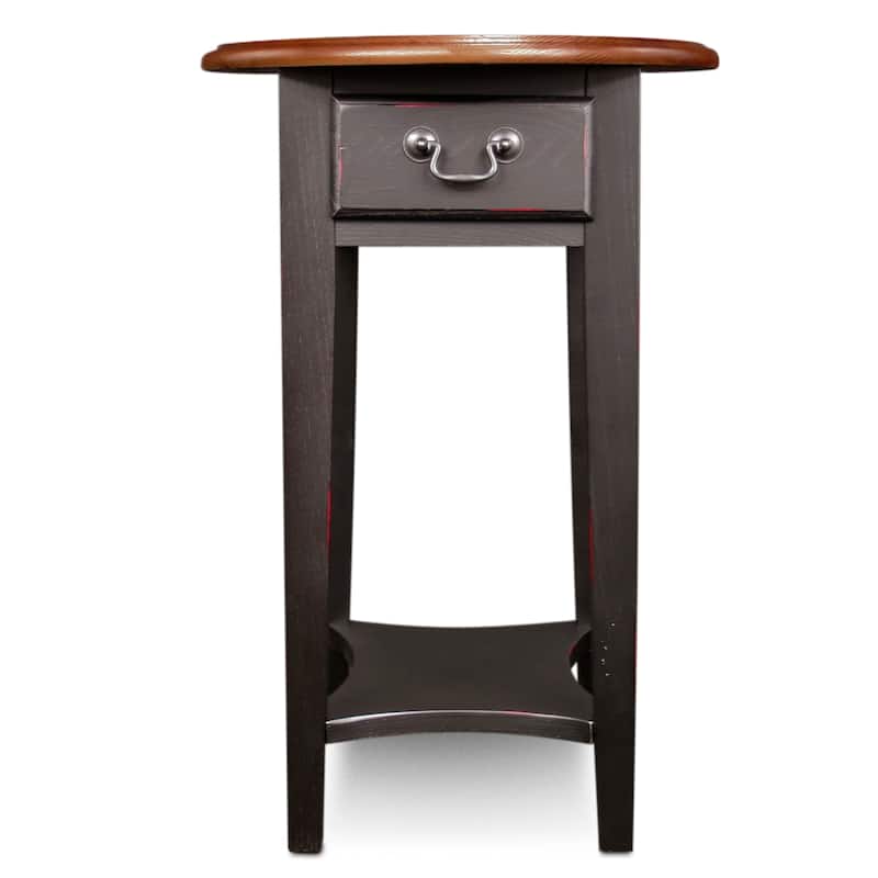Hardwood Oval Side Table