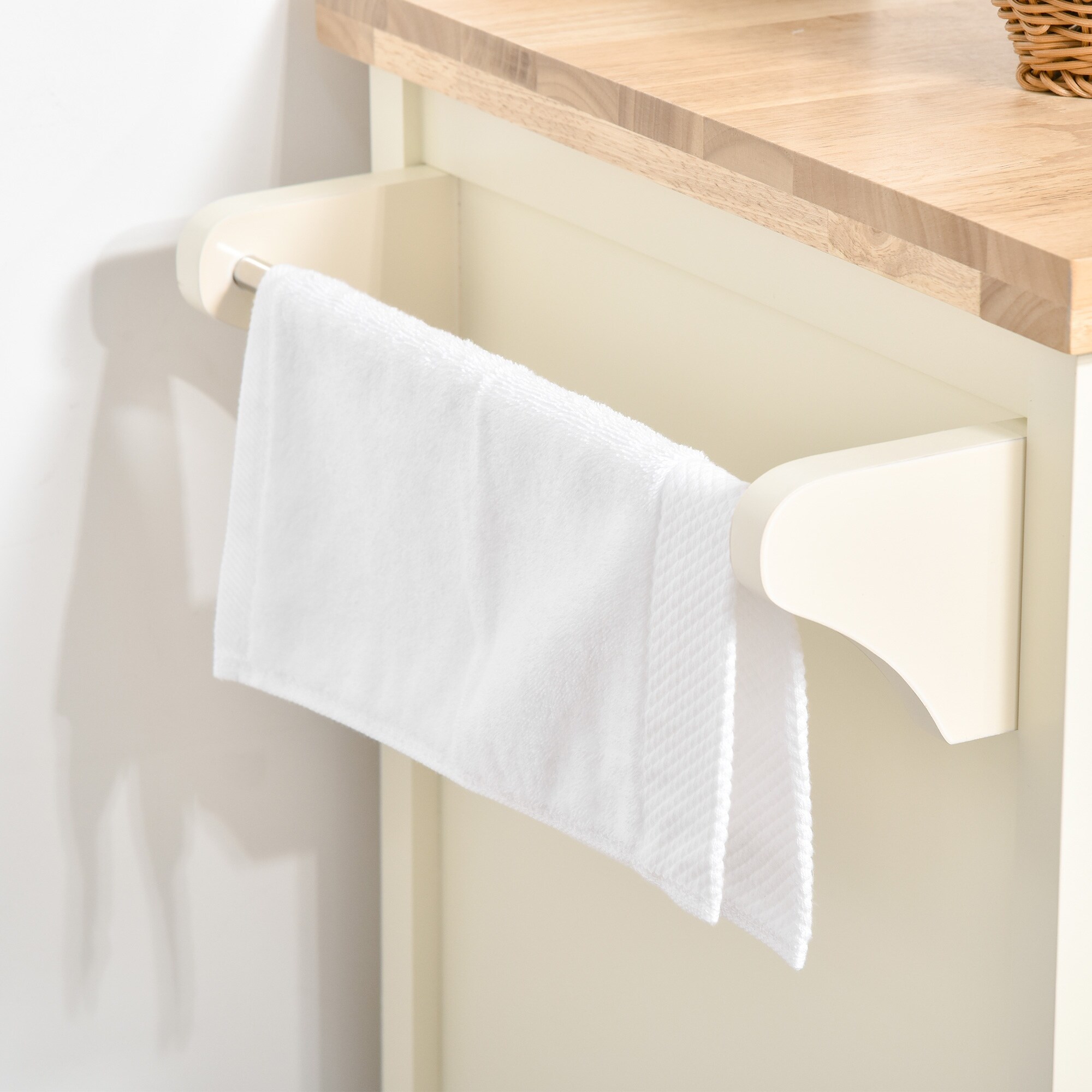 New Kitchen Cabinet Door Drawer Roll Paper Towel Hanging Holder Rail Organizer  Bathroom Kitchen Cabinet Cupboard Hanger
