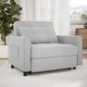 preview thumbnail 30 of 64, 3-in-1 Adjustable Sleeper Sofa Bed, Pull Out Chair Sofa, Convertible Folding Bed for Living Room