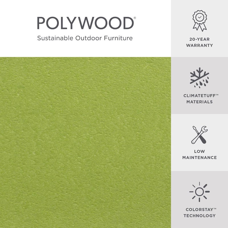 POLYWOOD Canyon Plastic Adirondack Chair