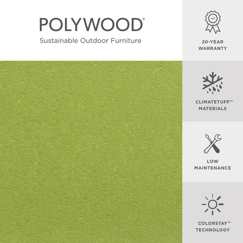 POLYWOOD Classic Plastic Outdoor Adirondack Chair